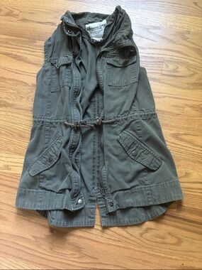 American Rag Olive Green Utility Vest